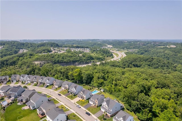 265 Sunrise Dr, Collier Twp, PA 15106 - aerial perspective of suburban area with a forest