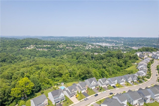 265 Sunrise Dr, Collier Twp, PA 15106 - aerial perspective of suburban area featuring a forest