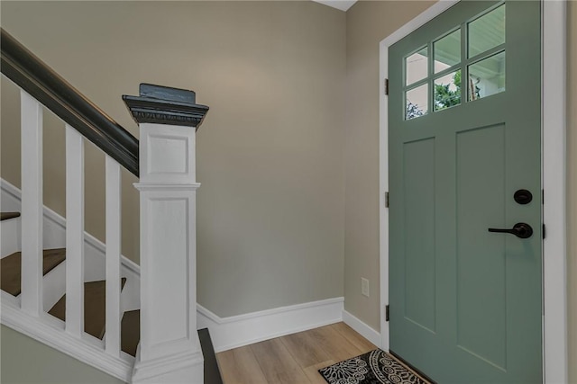 452 Canal St, Beaver, PA 15009 - entrance foyer featuring light wood-style floors and stairs