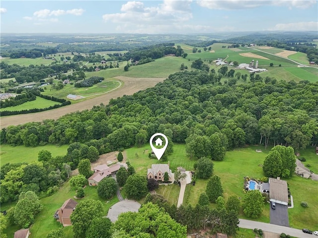 108 Ascot Ct, Lancaster Twp, PA 16037 - aerial view of sparsely populated area