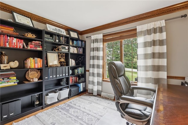 108 Ascot Ct, Lancaster Twp, PA 16037 - office with ornamental molding