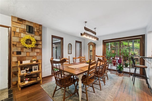 150 Buckwheat Dr, Pine Twp Nal, PA 15044 - dining space with wood-type flooring
