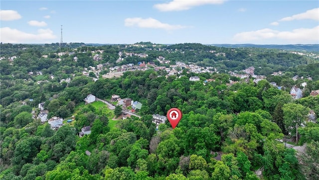 226 Herndon, Elliott, PA 15220 - aerial view of property and surrounding area featuring a forest