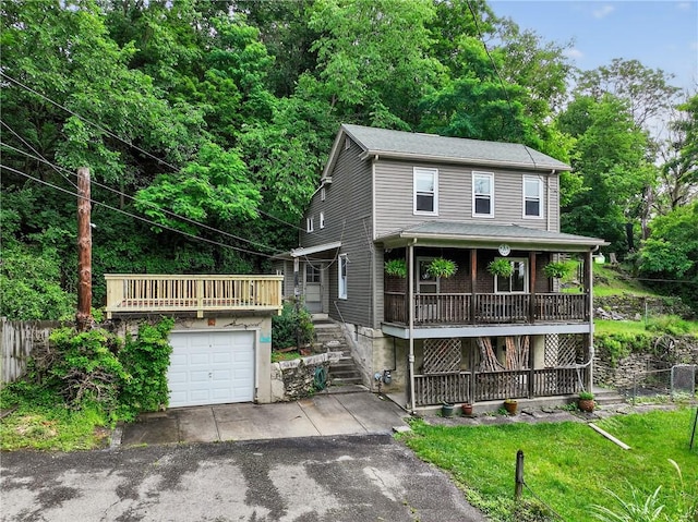 226 Herndon, Elliott, PA 15220 - view of front of property featuring asphalt driveway and stairs