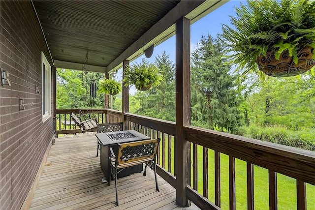 226 Herndon, Elliott, PA 15220 - view of wooden terrace