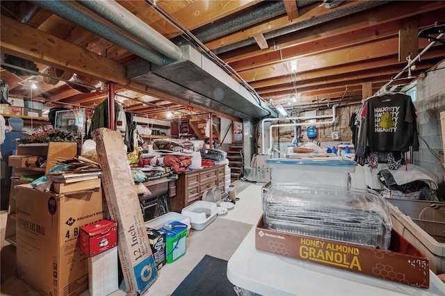 321 Dairy Farm Rd, Allegheny Twp Wml, PA 15068 - unfinished below grade area featuring stairway
