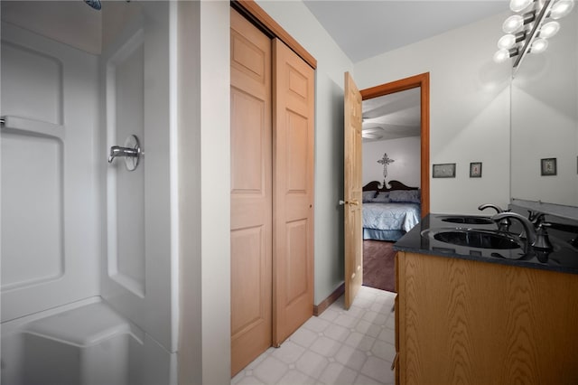 321 Dairy Farm Rd, Allegheny Twp Wml, PA 15068 - bathroom featuring tile patterned floors, vanity, ensuite bathroom, and a closet