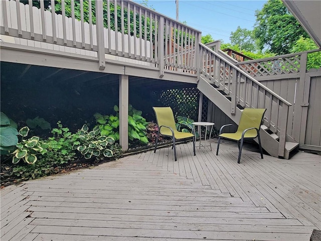 611 Broadhead Ave, Crafton, PA 15205 - deck featuring stairway