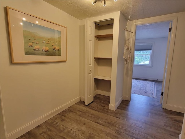 611 Broadhead Ave, Crafton, PA 15205 - hallway with a textured ceiling and wood finished floors