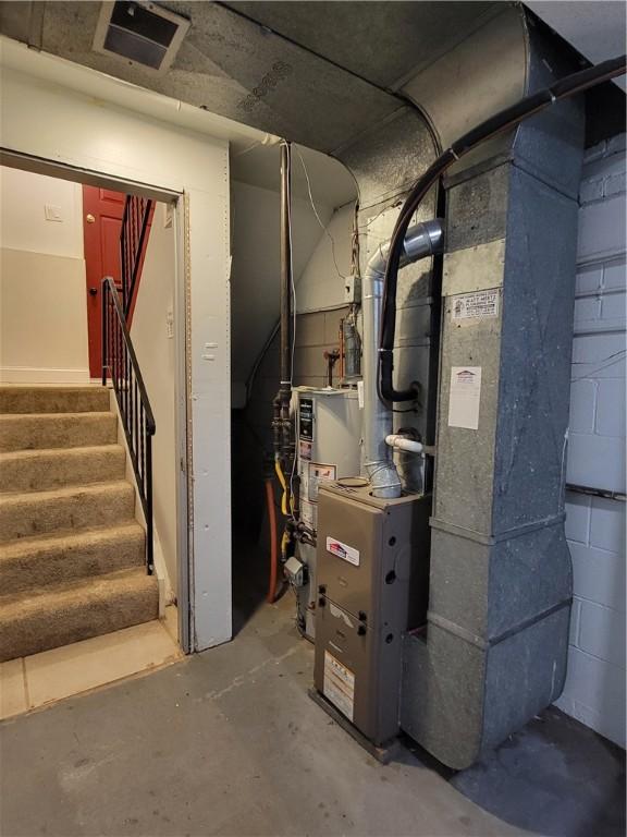 611 Broadhead Ave, Crafton, PA 15205 - utility room with water heater