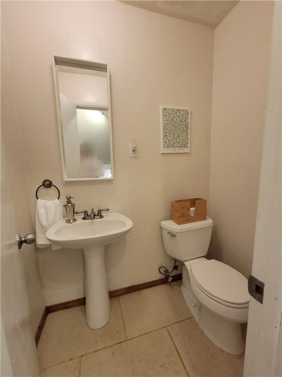611 Broadhead Ave, Crafton, PA 15205 - bathroom with toilet and tile patterned flooring