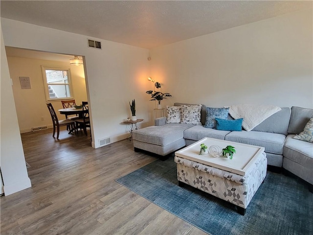 611 Broadhead Ave, Crafton, PA 15205 - living area with wood finished floors and baseboards