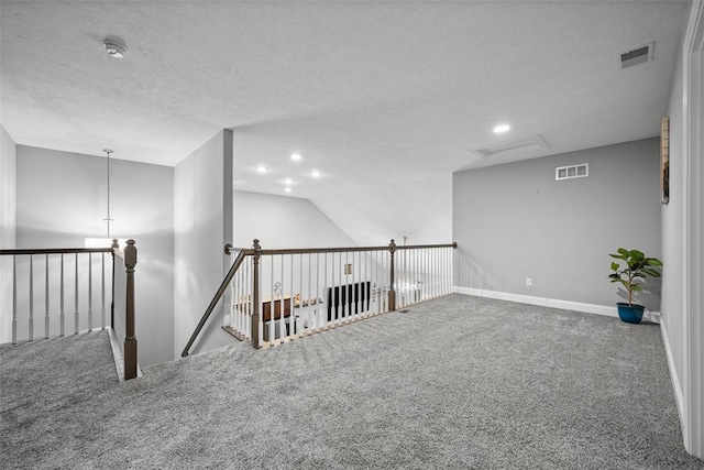 503 Tuscarora Rd, Marshall, PA 16046 - carpeted spare room with a smoke detector, recessed lighting, and lofted ceiling