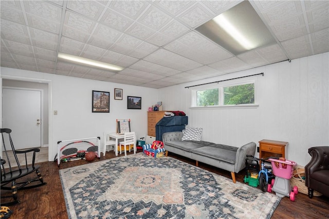 202 Village Ln, New Wilmington Boro, PA 16142 - recreation room with wood finished floors