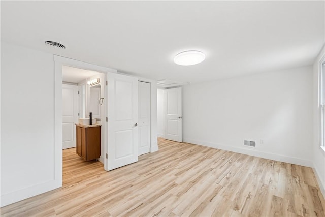 634 Euclid Ave, Canonsburg, PA 15317 - unfurnished bedroom with light wood finished floors