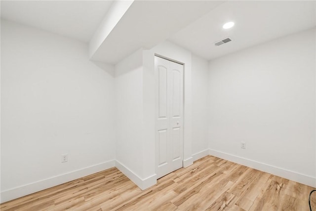 634 Euclid Ave, Canonsburg, PA 15317 - finished basement with light wood-style flooring and recessed lighting