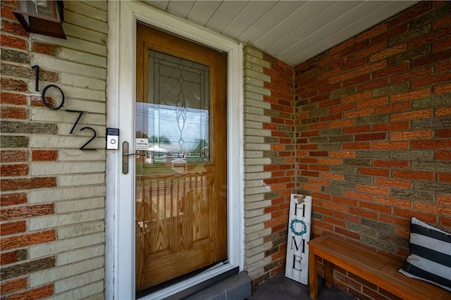 1072 N Ave, Baden, PA 15005 - doorway to property featuring brick siding