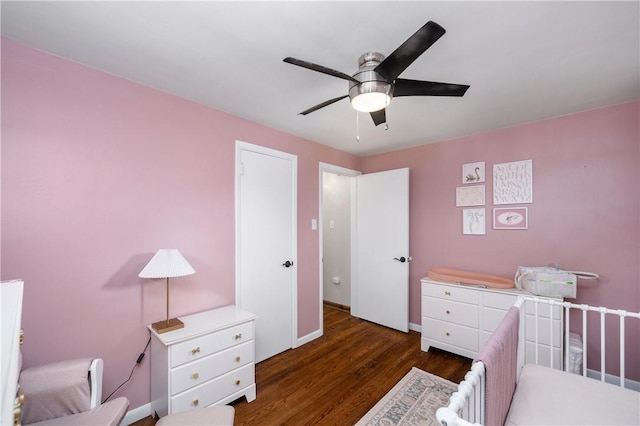 1072 N Ave, Baden, PA 15005 - bedroom with wood finished floors and a ceiling fan
