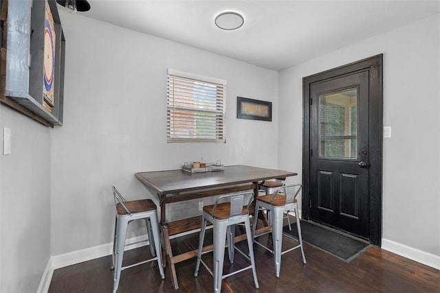 171 Clearview Ave, Ross Twp, PA 15229 - dining space with baseboards and wood finished floors