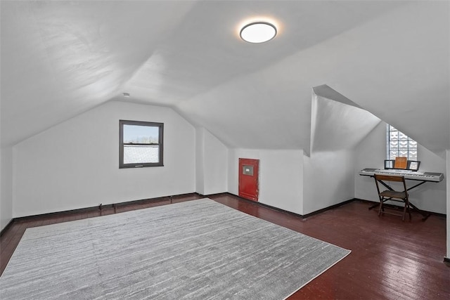 171 Clearview Ave, Ross Twp, PA 15229 - additional living space featuring vaulted ceiling, healthy amount of natural light, and wood finished floors