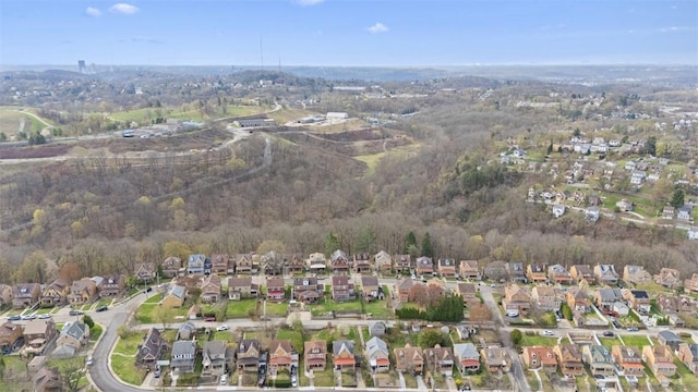 171 Clearview Ave, Ross Twp, PA 15229 - aerial view of property and surrounding area with nearby suburban area
