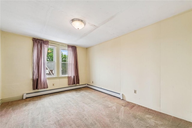 373 Copperfield Ave, Carrick, PA 15210 - carpeted empty room featuring baseboard heating