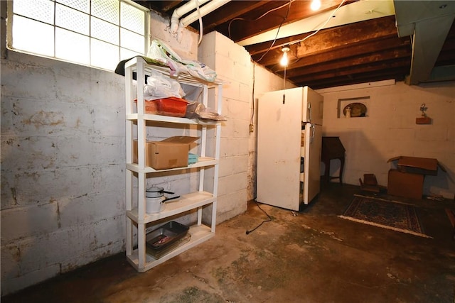 1673 Elderslee Rd, Baldwin Boro, PA 15227 - below grade area featuring freestanding refrigerator