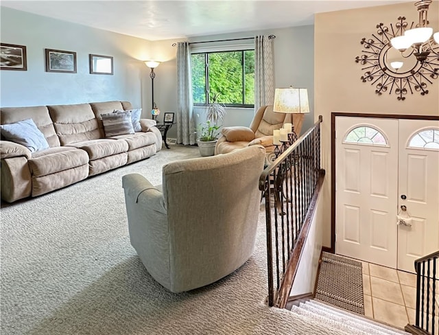 321 Jo Ann Dr, West Mifflin, PA 15122 - living area featuring carpet flooring