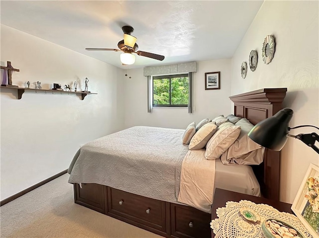 321 Jo Ann Dr, West Mifflin, PA 15122 - carpeted bedroom with baseboards and ceiling fan