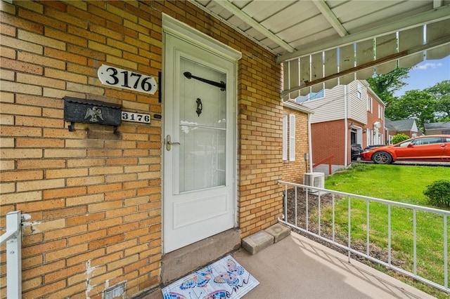 3176 Churchview Ave, Baldwin Boro, PA 15227 - entrance to property with brick siding and covered porch
