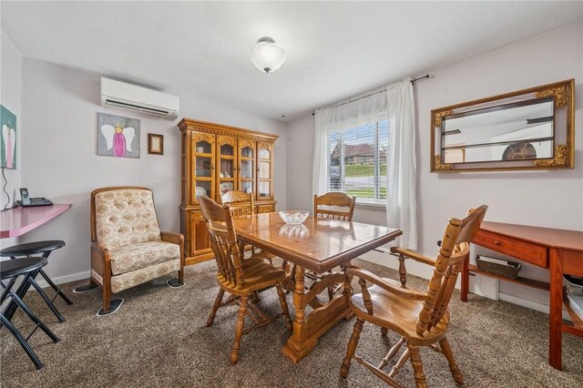 3176 Churchview Ave, Baldwin Boro, PA 15227 - carpeted dining room featuring a wall mounted AC and baseboards