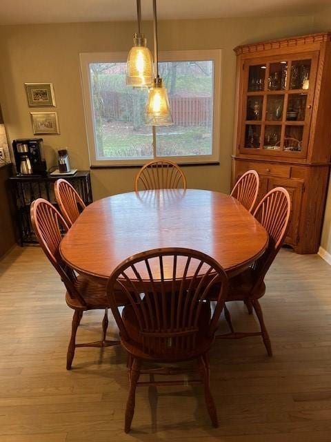 77 Ridgecrest Dr, Wilkins Twp, PA 15235 - dining area featuring light wood-style flooring