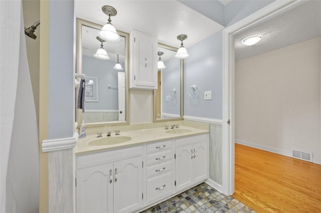 126 Elm Dr, Level Green, PA 15085 - full bathroom with double vanity and baseboards