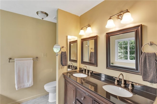 406 Pin Oak Ct, Coraopolis, PA 15108 - full bath with double vanity and toilet