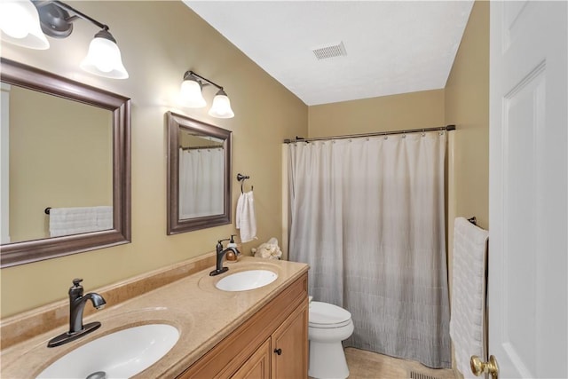 406 Pin Oak Ct, Coraopolis, PA 15108 - full bathroom with double vanity and curtained shower