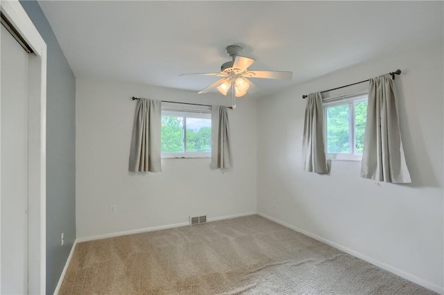 156 Dwellington Dr, Middlesex Twp, PA 16059 - spare room with a ceiling fan and carpet floors