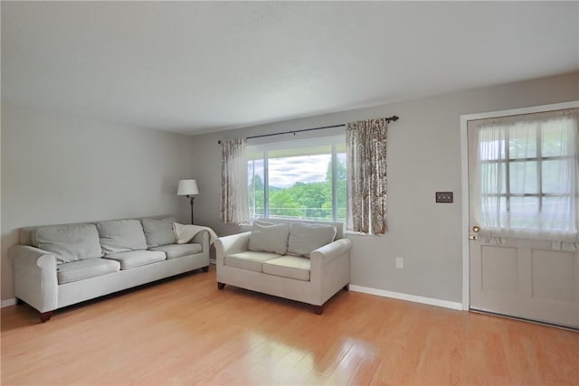 156 Dwellington Dr, Middlesex Twp, PA 16059 - living room with wood finished floors and baseboards