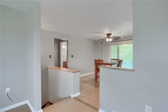156 Dwellington Dr, Middlesex Twp, PA 16059 - hall with an upstairs landing and light wood-type flooring