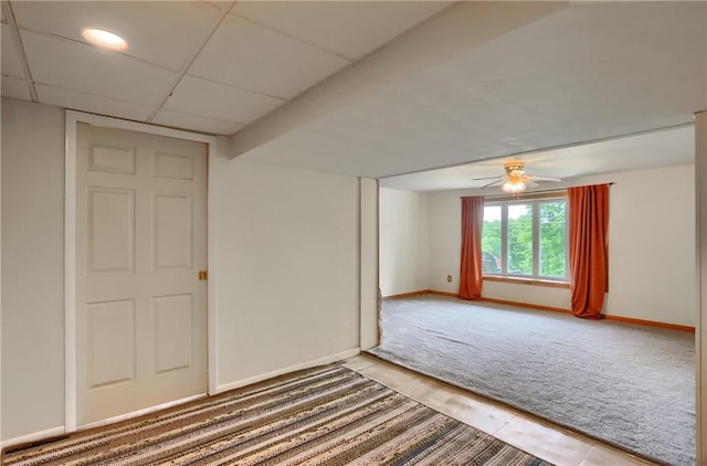 156 Dwellington Dr, Middlesex Twp, PA 16059 - unfurnished room featuring light carpet and a ceiling fan