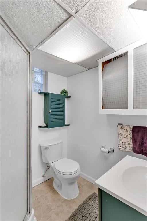 314 Sleepy Hollow Rd, Mt Lebanon, PA 15228 - full bathroom with a shower stall, vanity, and tile patterned flooring