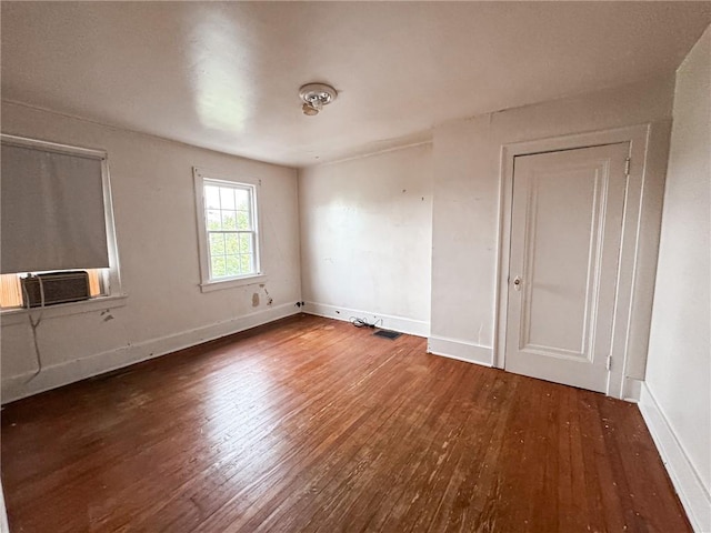 2406 Banker St, Mckeesport, PA 15132 - spare room with wood finished floors and cooling unit