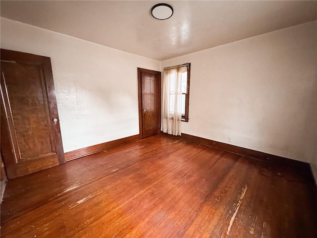 2406 Banker St, Mckeesport, PA 15132 - spare room featuring wood finished floors and baseboards