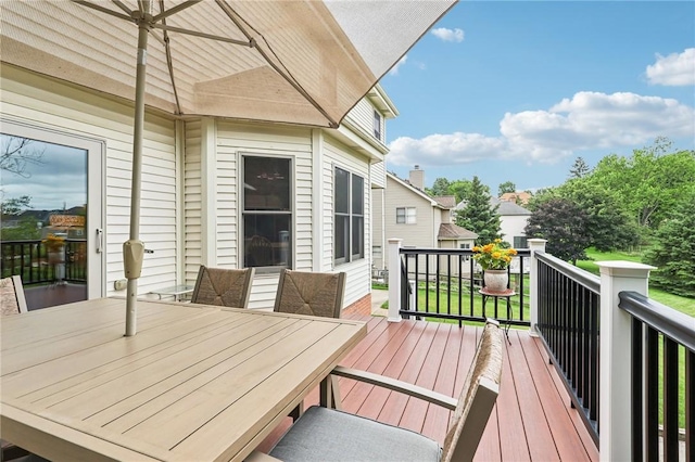 1386 Royal Oak Dr, Marshall, PA 15090 - deck featuring outdoor dining area
