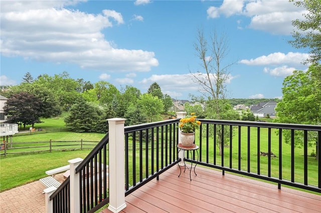 1386 Royal Oak Dr, Marshall, PA 15090 - deck featuring a yard