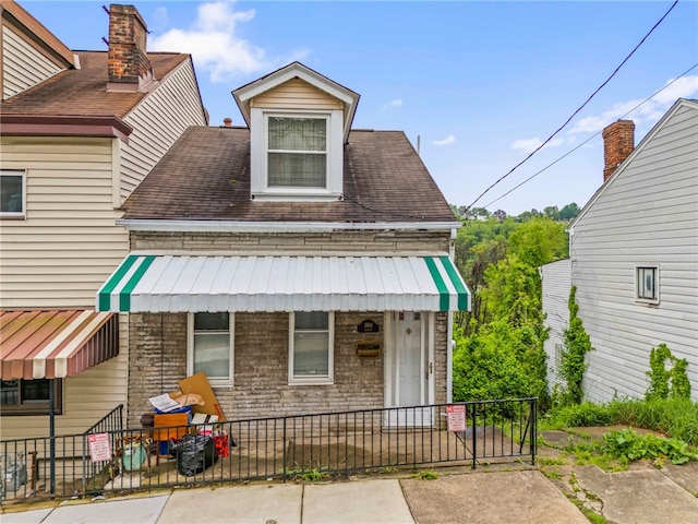 1908 Saint Paul St, South Side, PA 15203 - view of front of house with roof with shingles