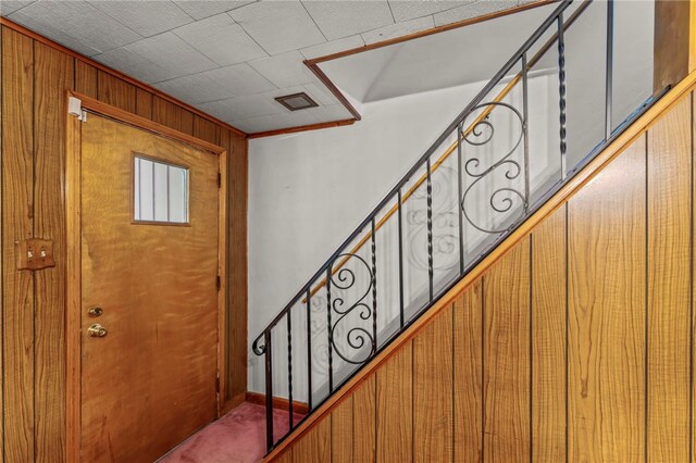 1908 Saint Paul St, South Side, PA 15203 - staircase with carpet