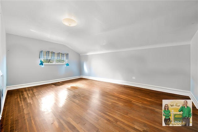 201 Hickory Way, Oakmont, PA 15139 - additional living space featuring lofted ceiling and hardwood / wood-style flooring
