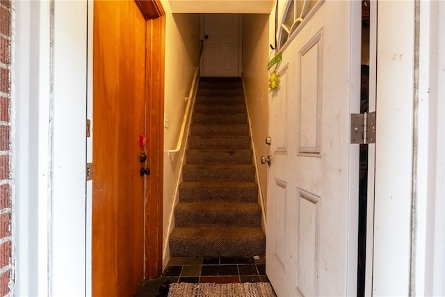 2341 Candace St, Beechview, PA 15216 - stairway featuring tile patterned flooring