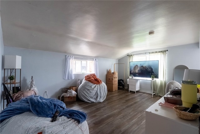 2341 Candace St, Beechview, PA 15216 - bedroom featuring dark wood finished floors and lofted ceiling