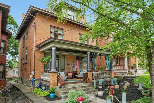 125 Richey Ave, Observatory Hill, PA 15214 - view of front of home featuring covered porch and brick siding